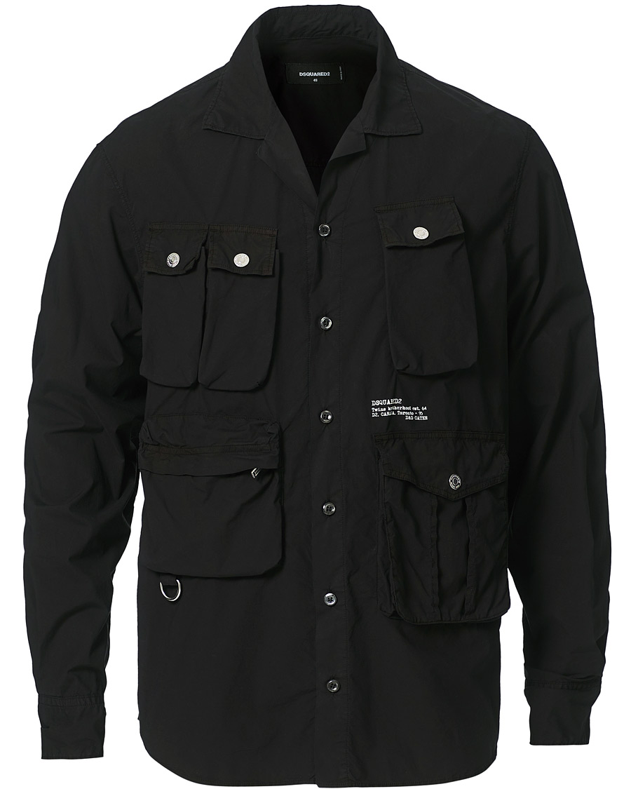 Herr | Skjortor | Dsquared2 | Tactical Drop Shirt Black