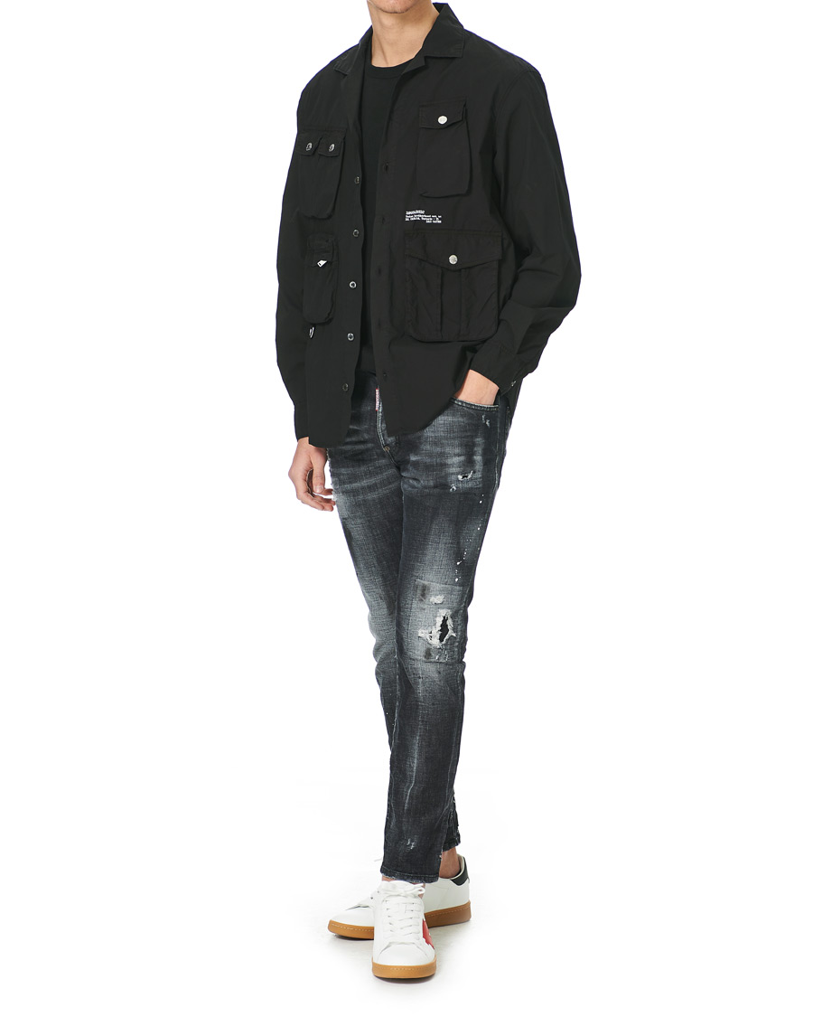 Herr | Skjortor | Dsquared2 | Tactical Drop Shirt Black