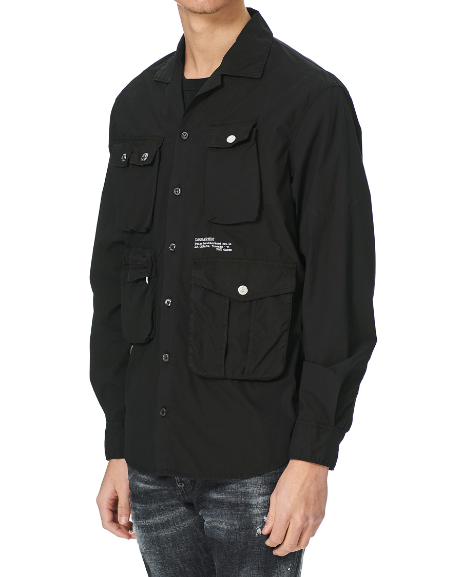 Herr | Skjortor | Dsquared2 | Tactical Drop Shirt Black