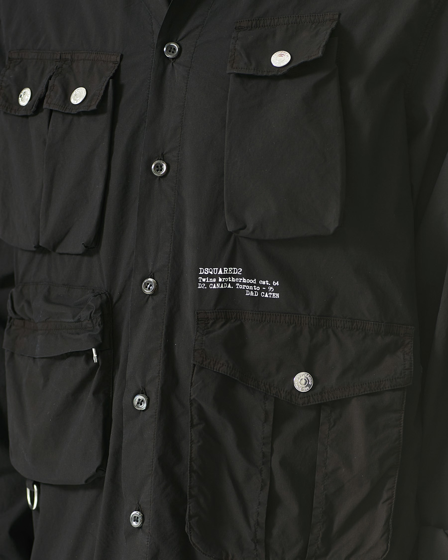 Herr | Skjortor | Dsquared2 | Tactical Drop Shirt Black