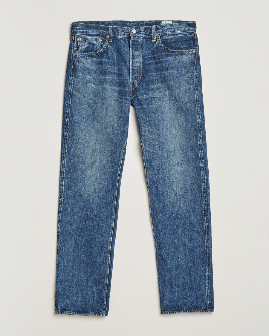 Herr | Byxor | orSlow | Straight Fit 105 Selvedge Jeans 2 Year Wash