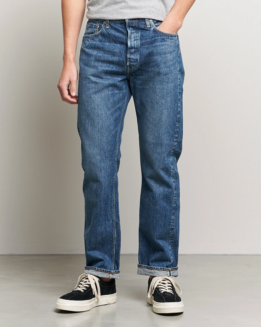 Herr | Byxor | orSlow | Straight Fit 105 Selvedge Jeans 2 Year Wash