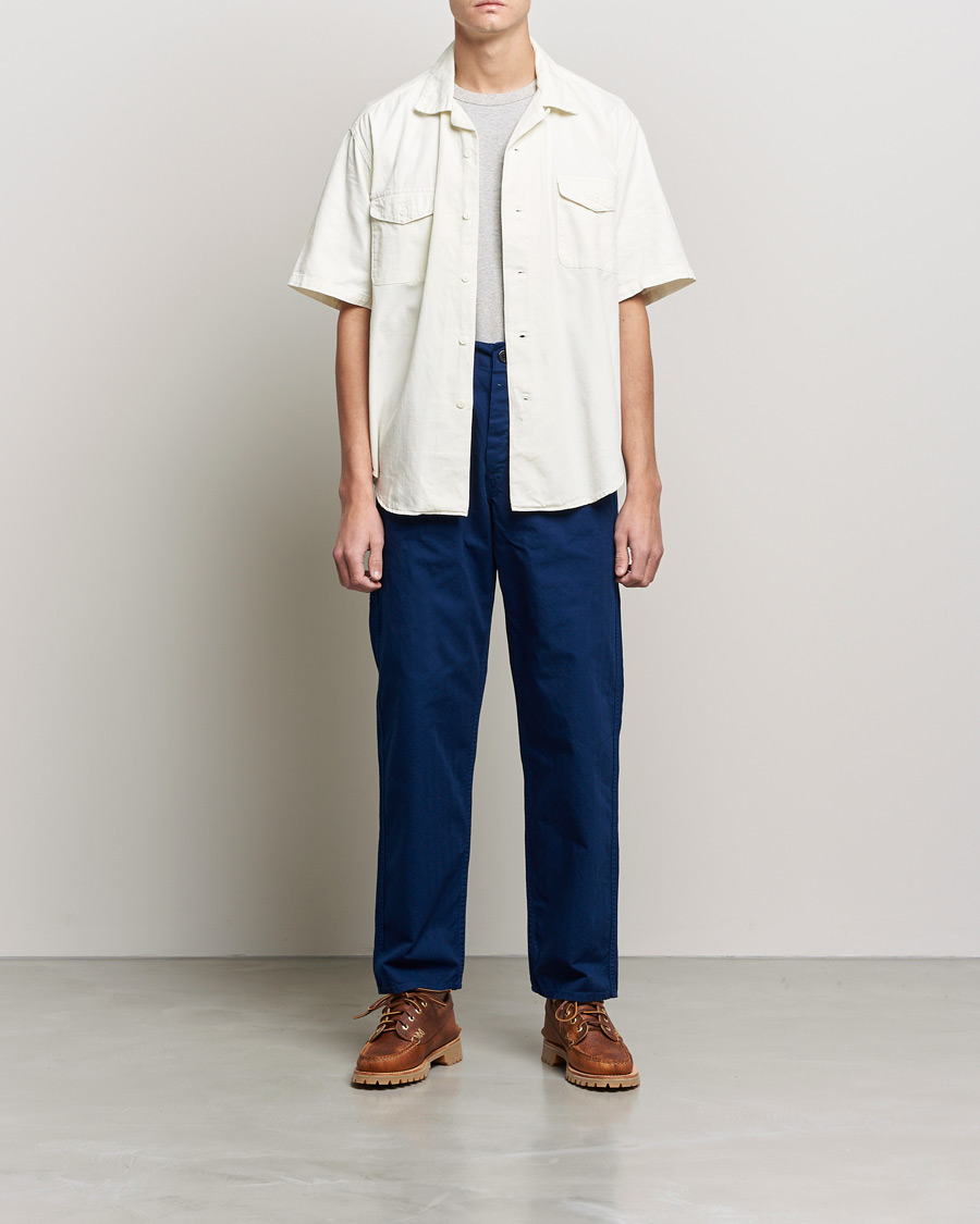 Herr | Byxor | orSlow | French Work Pants Dark Blue