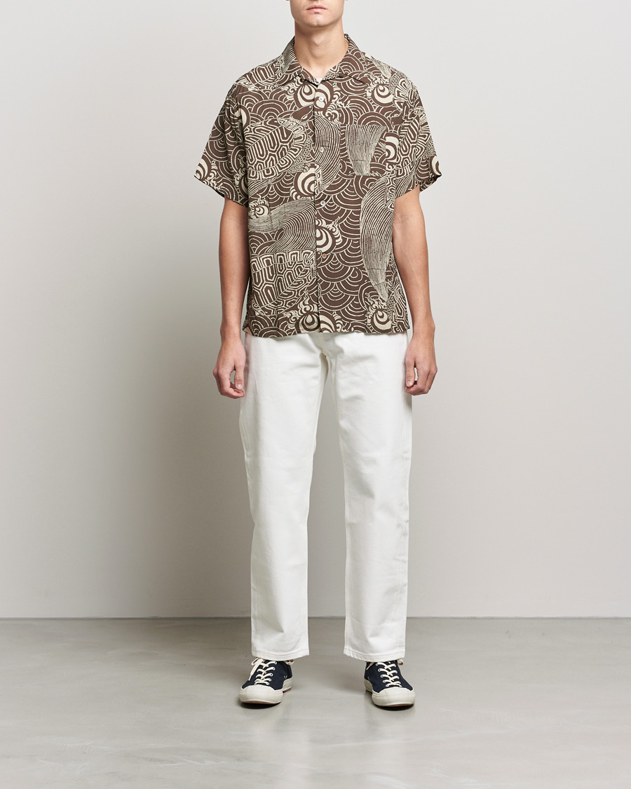 Herr | Skjortor | orSlow | Hawaiian Shirt Turtle Print