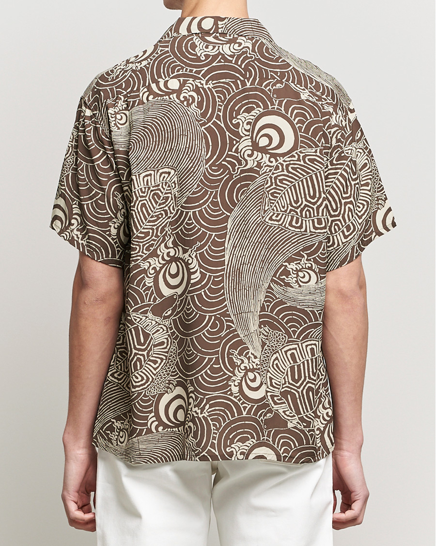 Herr | Skjortor | orSlow | Hawaiian Shirt Turtle Print