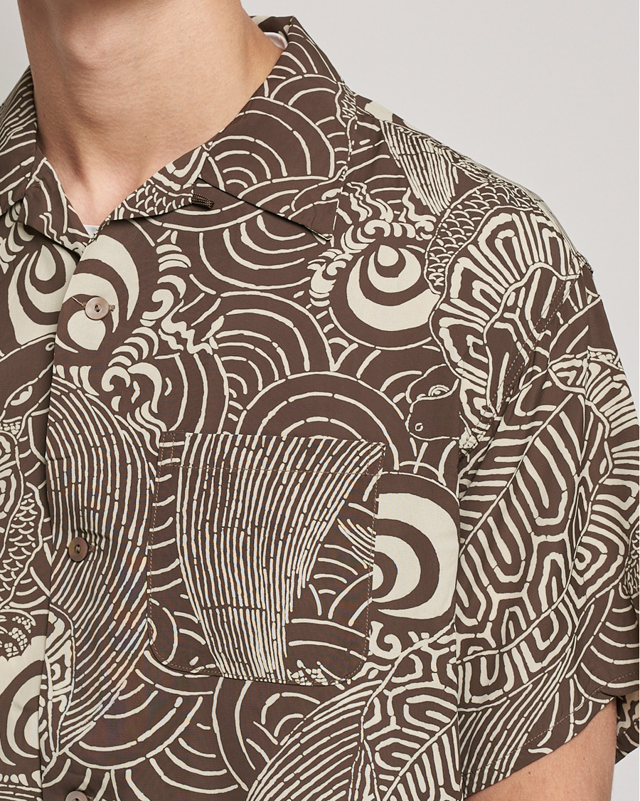 Herr | Skjortor | orSlow | Hawaiian Shirt Turtle Print