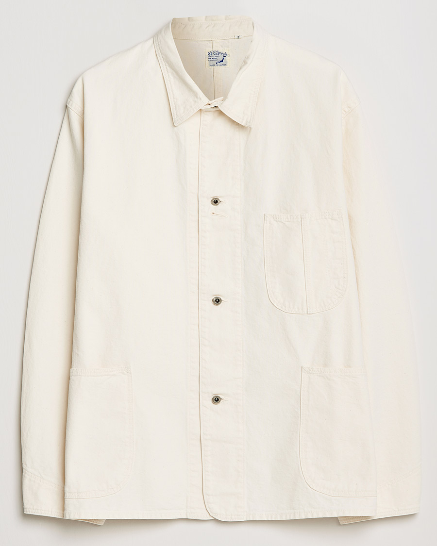 Herr | Skjortor | orSlow | 1940s Kinari Denim Coverall Ecru