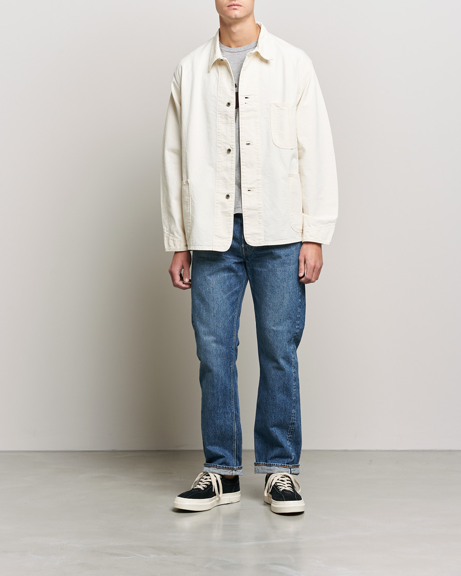 Herr | Skjortor | orSlow | 1940s Kinari Denim Coverall Ecru