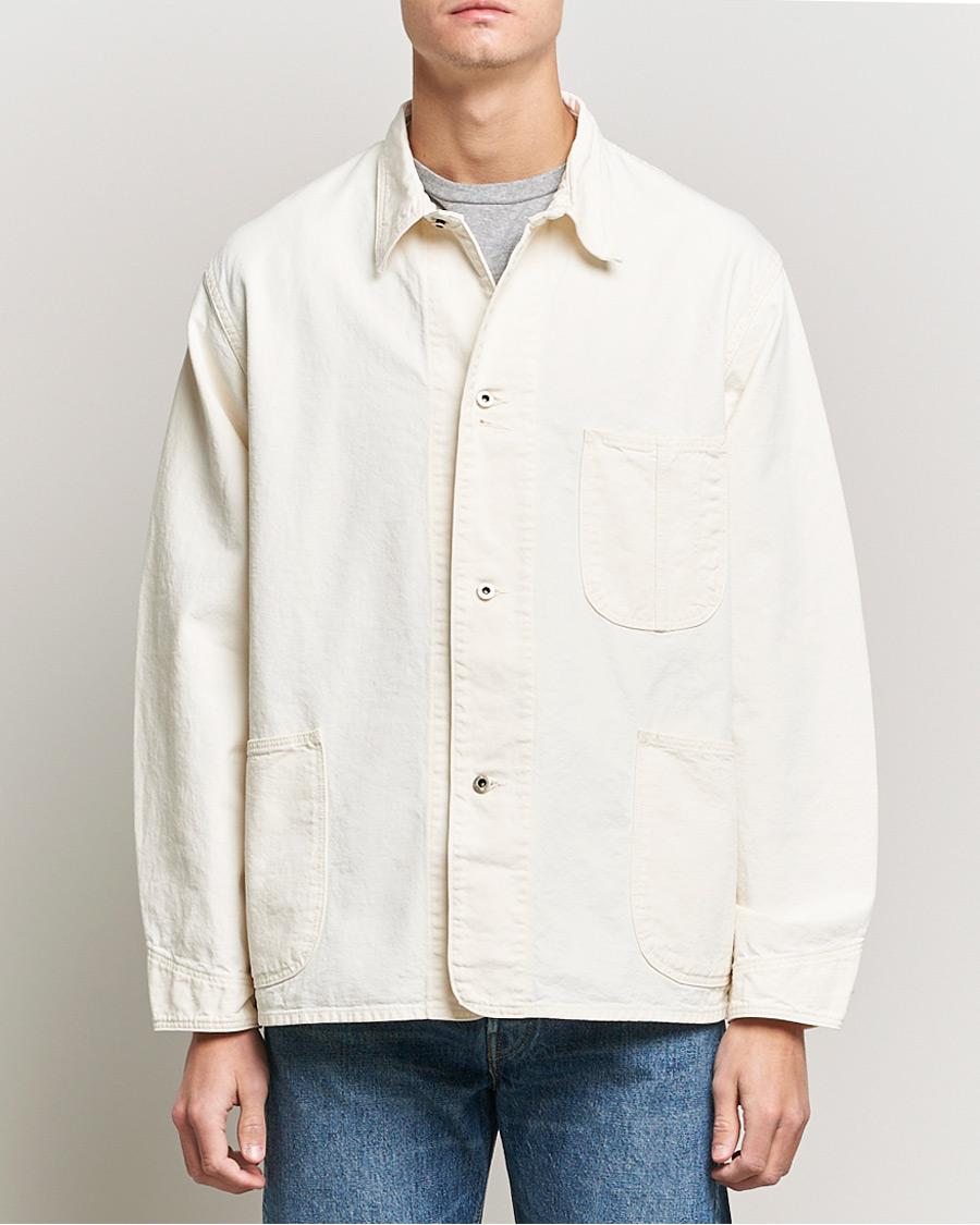 Herr | Skjortor | orSlow | 1940s Kinari Denim Coverall Ecru