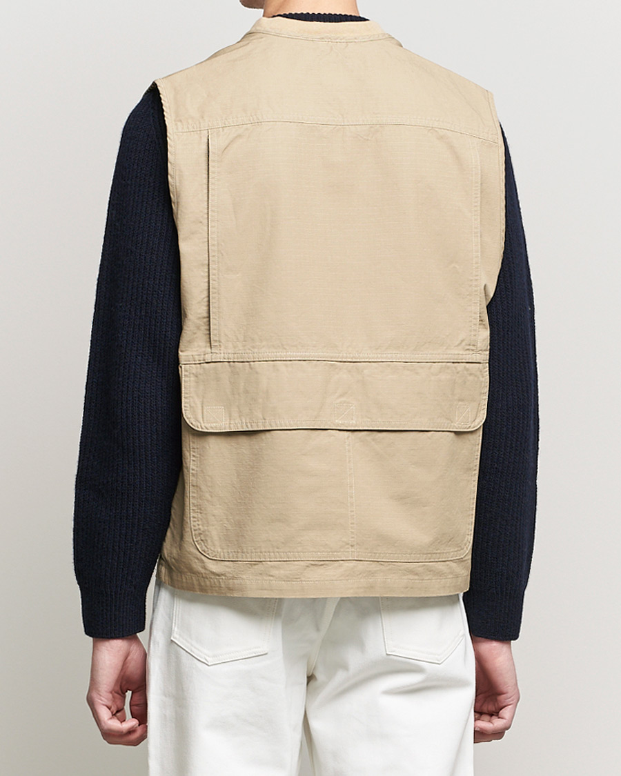 Herr | Jackor | orSlow | Utility Vest Beige