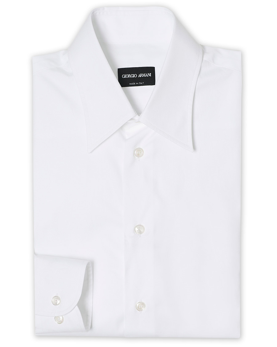 Herr | Skjortor | Giorgio Armani | Classic Slim Fit Dress Shirt White
