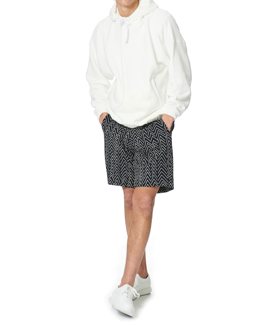 Herr | Shorts | Giorgio Armani | Printed Chevron Bermudas Navy