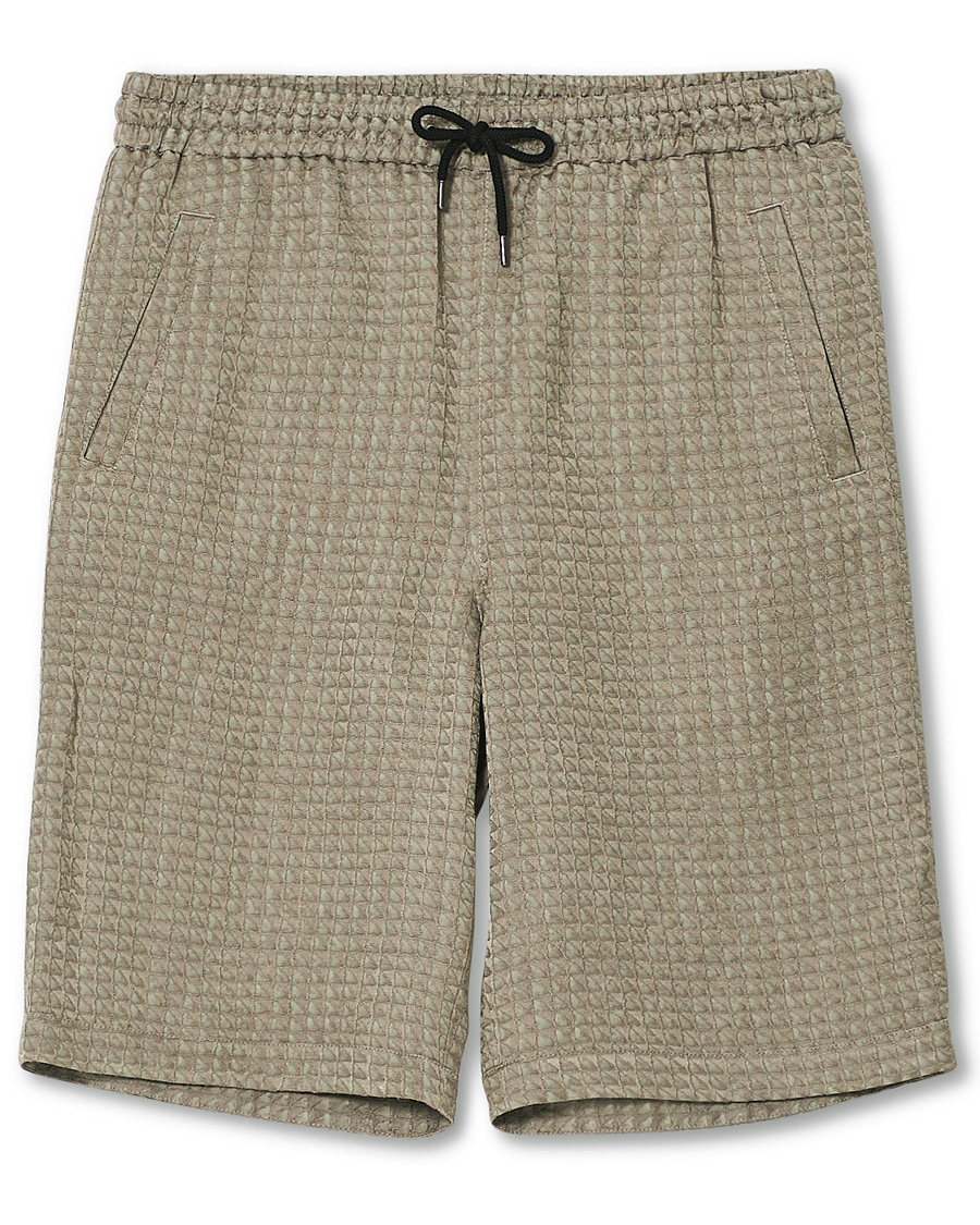 Herr | Shorts | Giorgio Armani | Jacquard Drawstring Shorts Beige