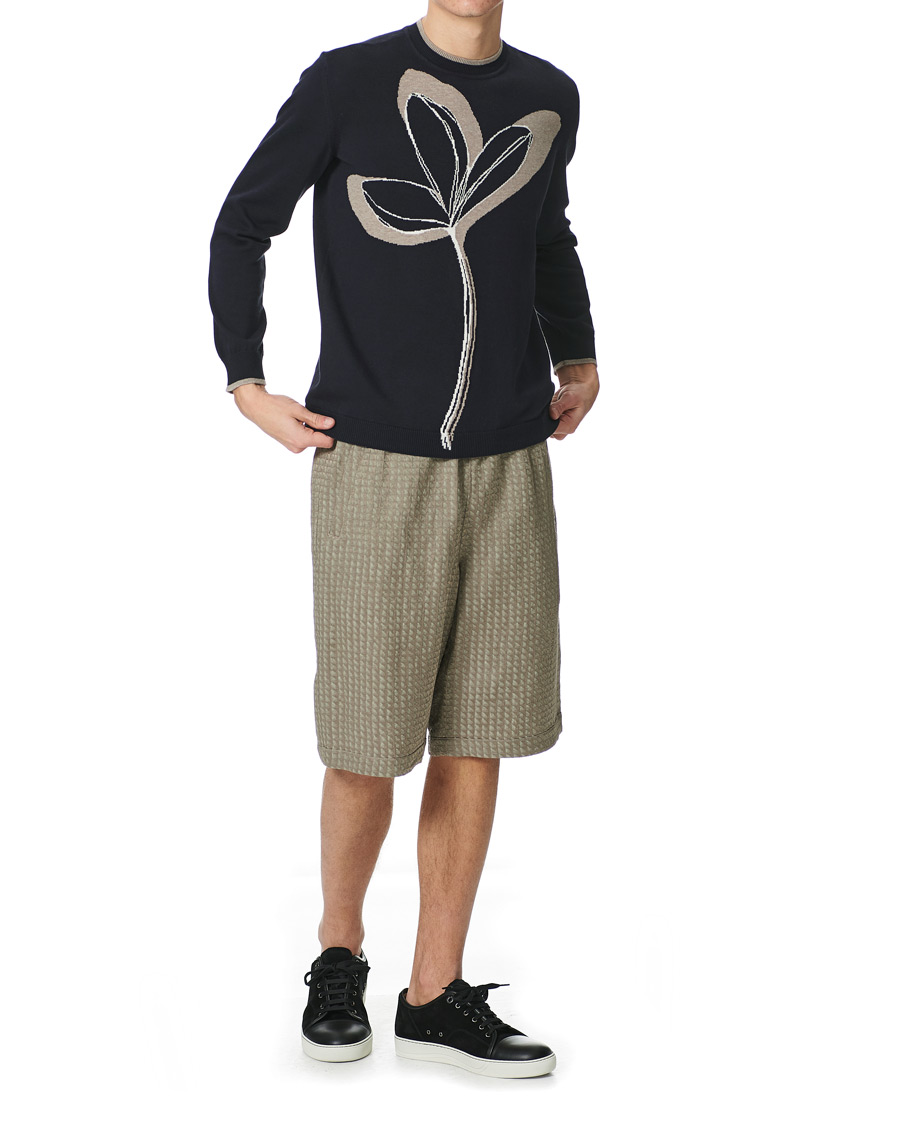 Herr | Shorts | Giorgio Armani | Jacquard Drawstring Shorts Beige