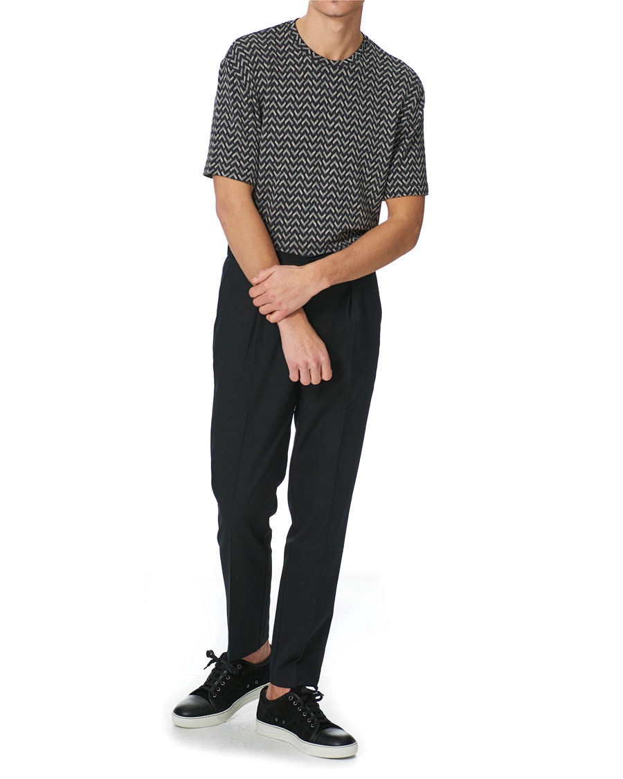 Herr | T-Shirts | Giorgio Armani | Jersey Chevron T-Shirt Navy