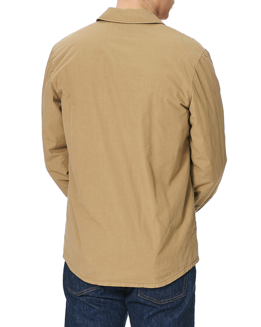 Herr | Jackor | A.P.C. | Alex Garment Dyed Overshirt Dark Beige