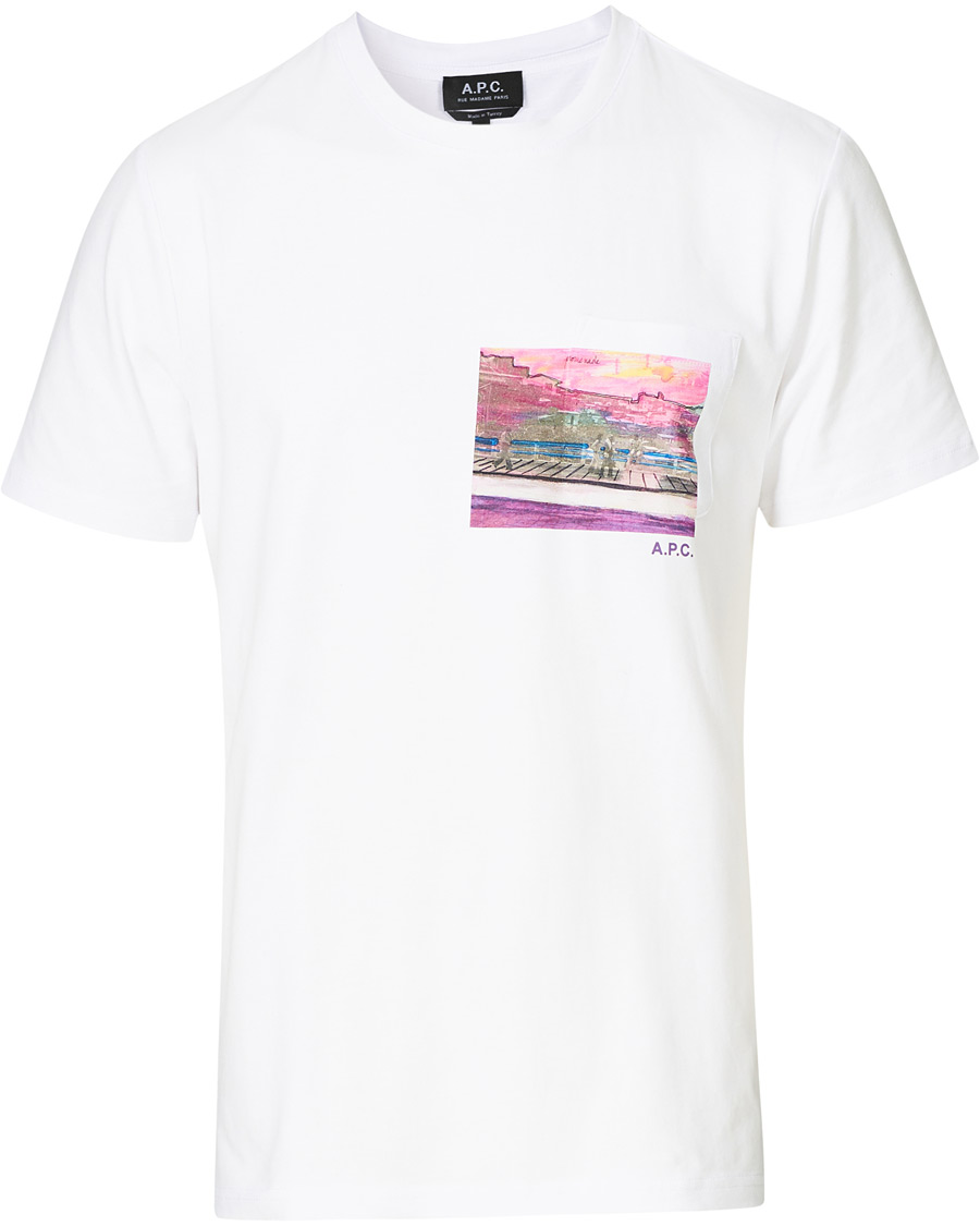 Herr | T-Shirts | A.P.C. | Elias Short Sleeve Tee White
