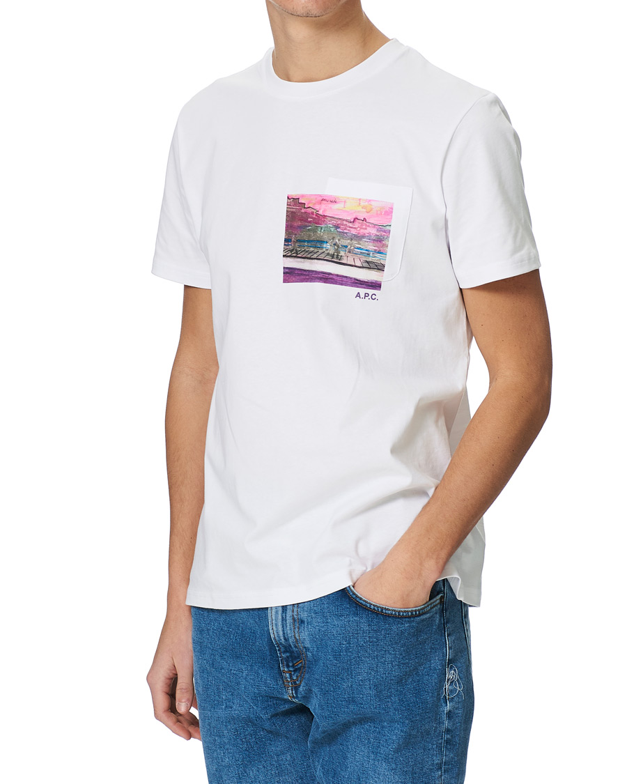 Herr | T-Shirts | A.P.C. | Elias Short Sleeve Tee White
