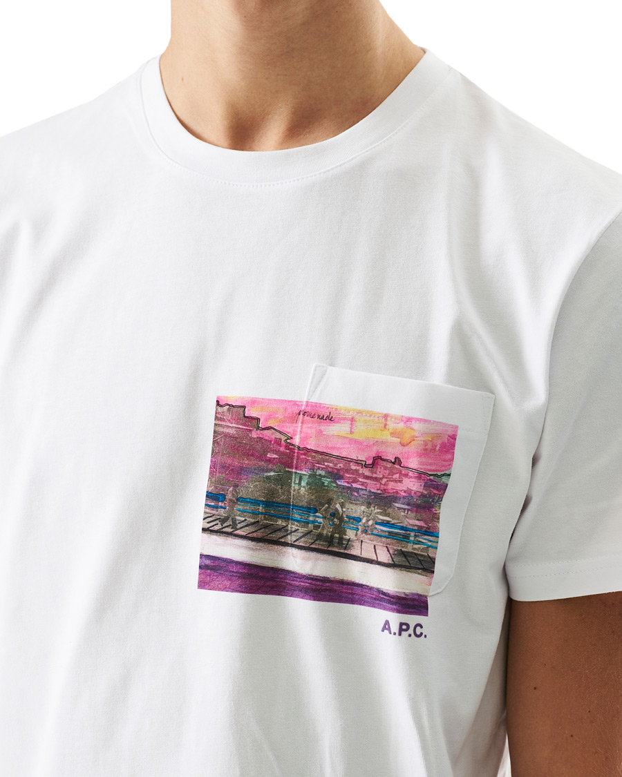 Herr | T-Shirts | A.P.C. | Elias Short Sleeve Tee White