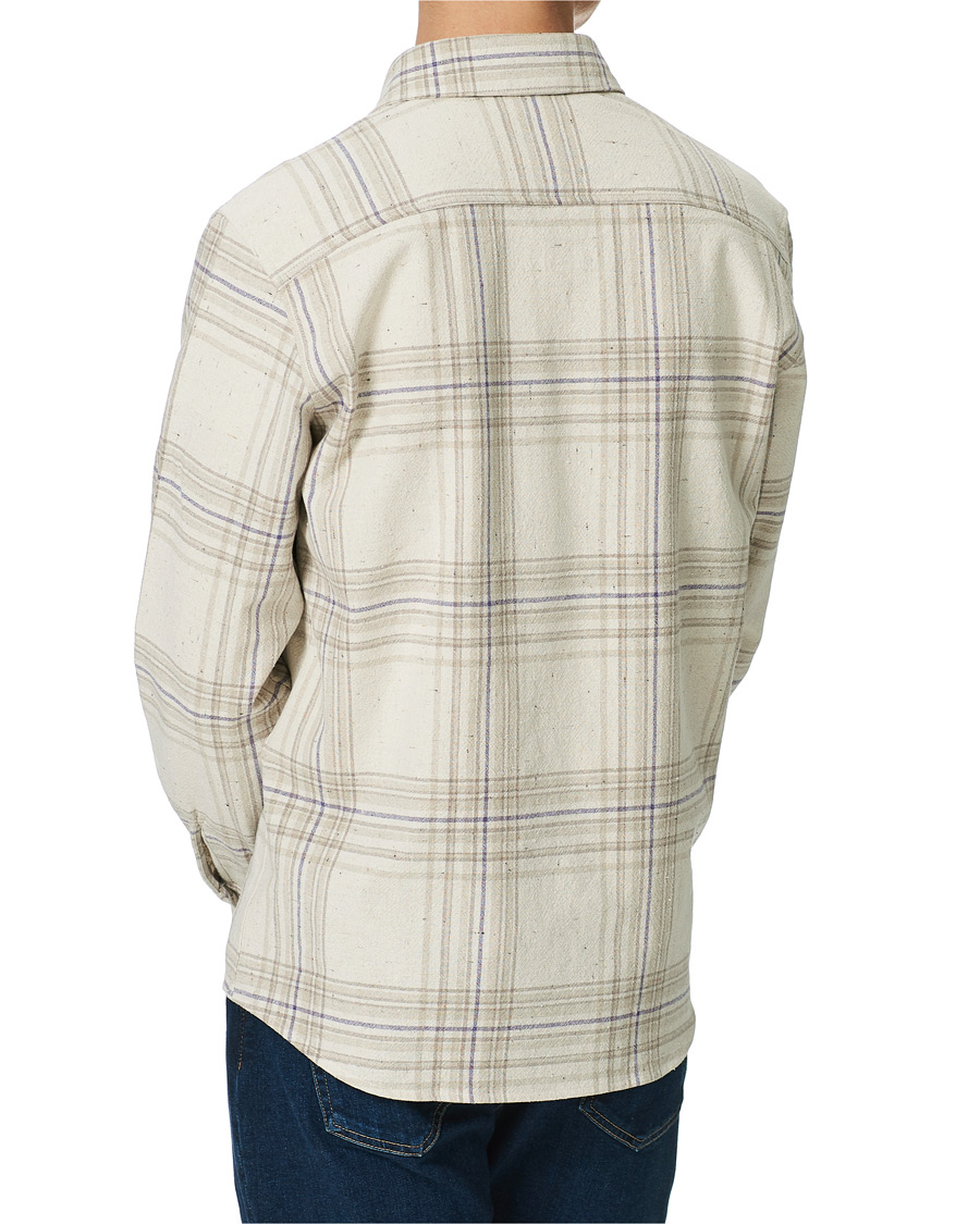 Herr | Skjortor | A.P.C. | Trek Checked Overshirt Beige