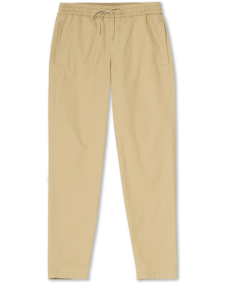 Herr | Byxor | A.P.C. | Kaplan Drawstring Trousers Beige