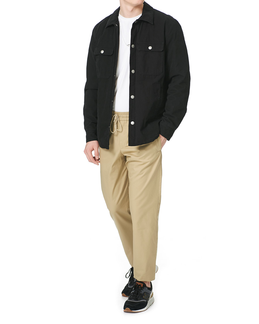 Herr | Byxor | A.P.C. | Kaplan Drawstring Trousers Beige