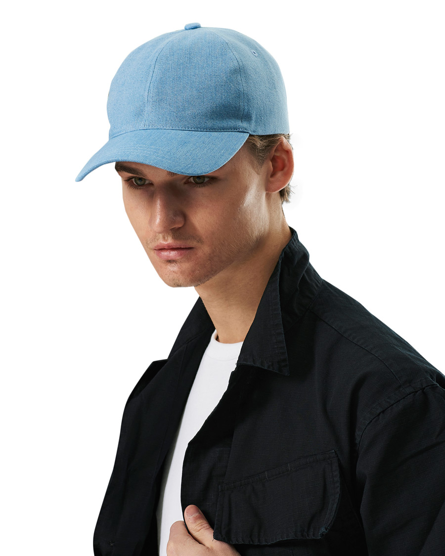 Herr | A.P.C. Charlie Baseball Cap Washed Indigo | A.P.C. | Charlie Baseball Cap Washed Indigo