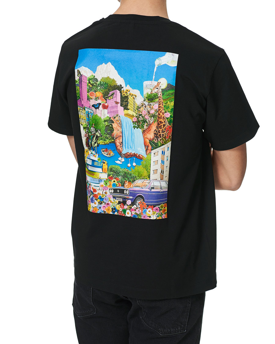 Herr | T-Shirts | Sunflower | Heavy Collage Tee Black