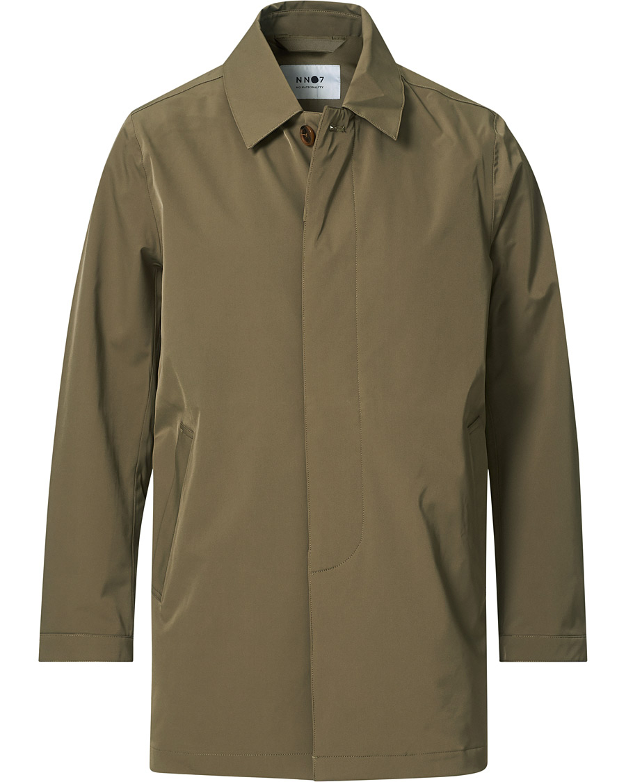 Herr | Jackor | NN07 | Kim Waterproof Car Coat Khaki Grey