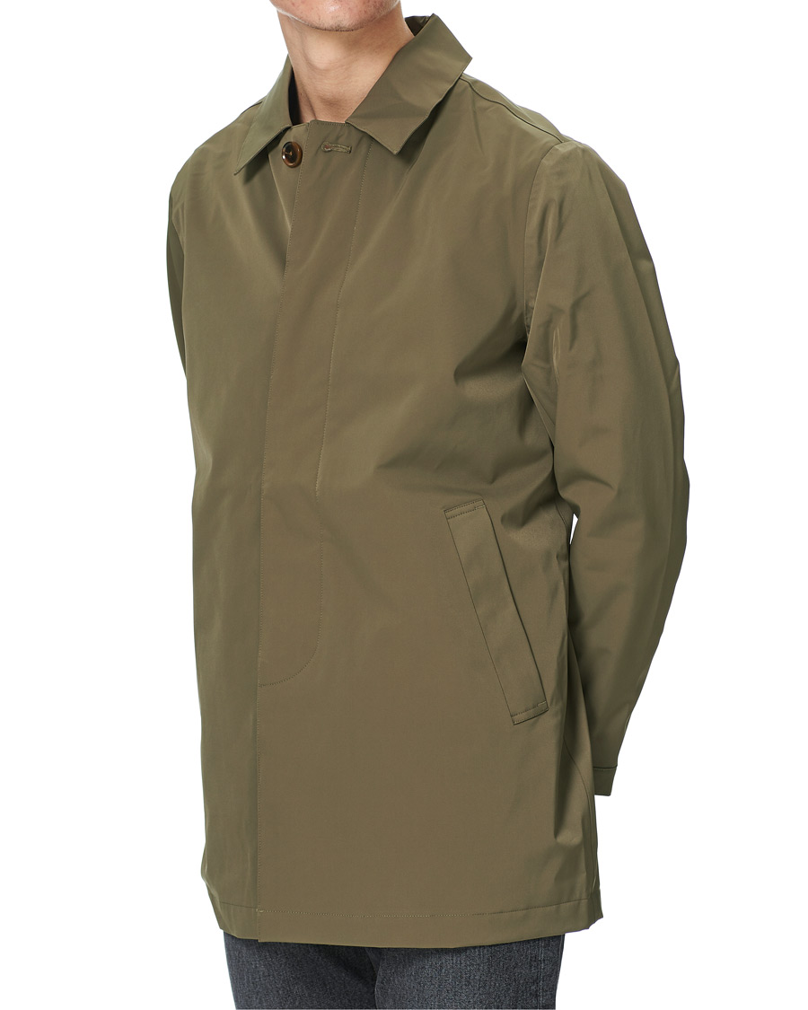 Herr | Jackor | NN07 | Kim Waterproof Car Coat Khaki Grey