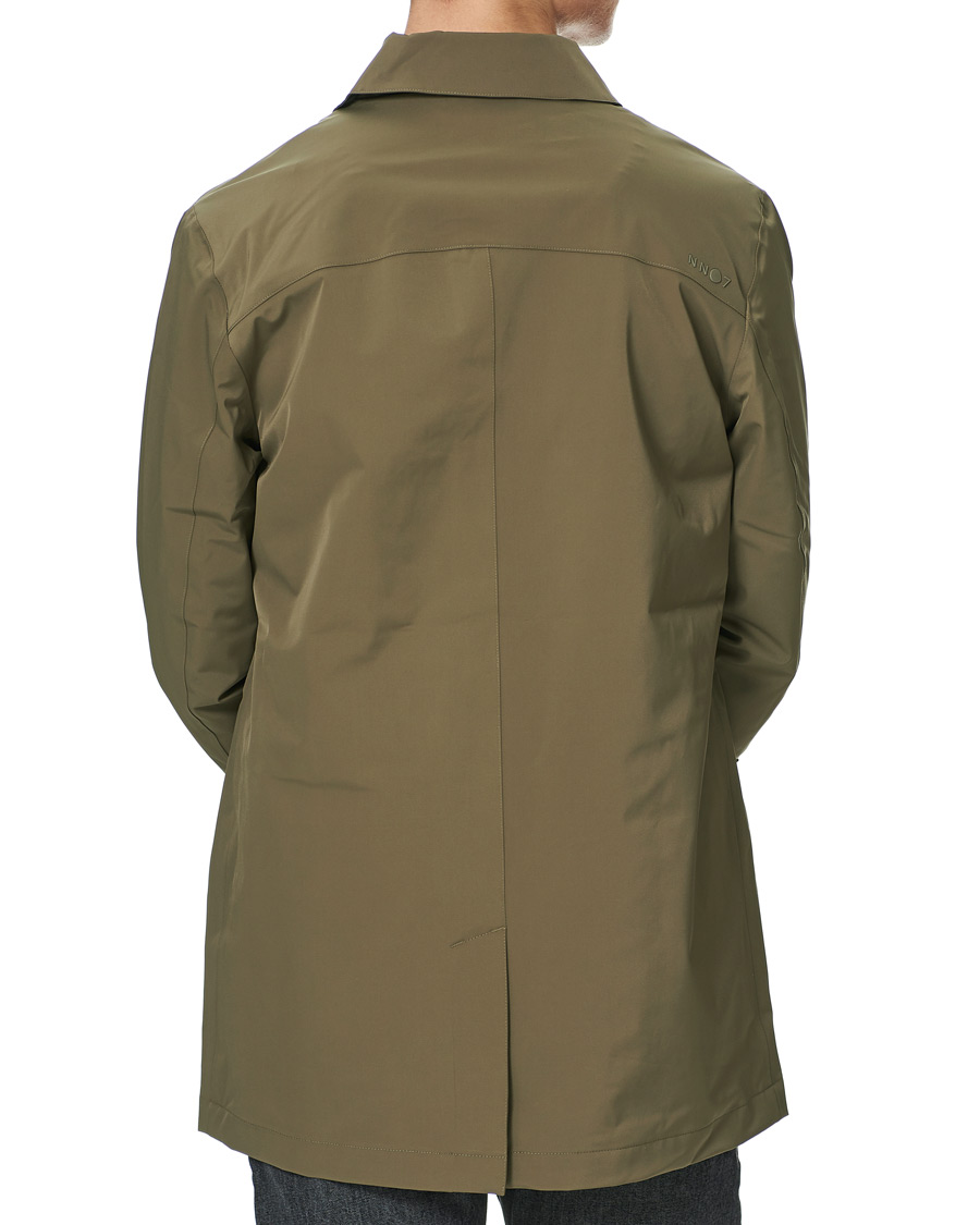 Herr | Jackor | NN07 | Kim Waterproof Car Coat Khaki Grey