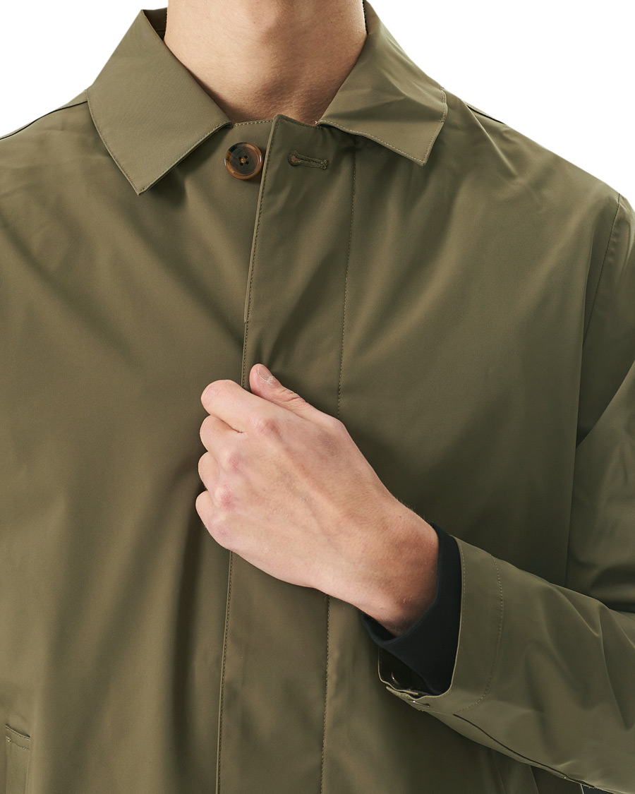 Herr | Jackor | NN07 | Kim Waterproof Car Coat Khaki Grey