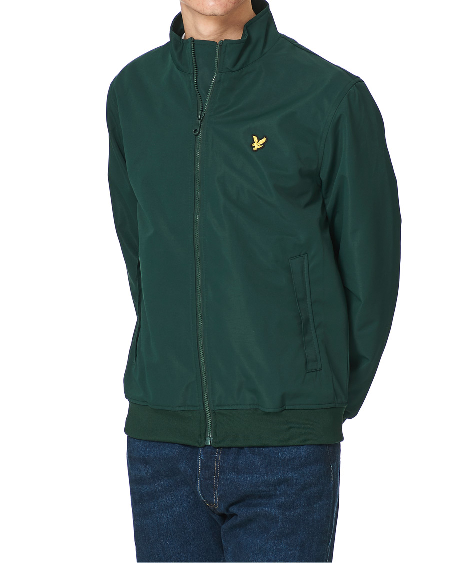 Herr | Jackor | Lyle & Scott | Mesh Backed Funnel Neck Jacket Dark Green