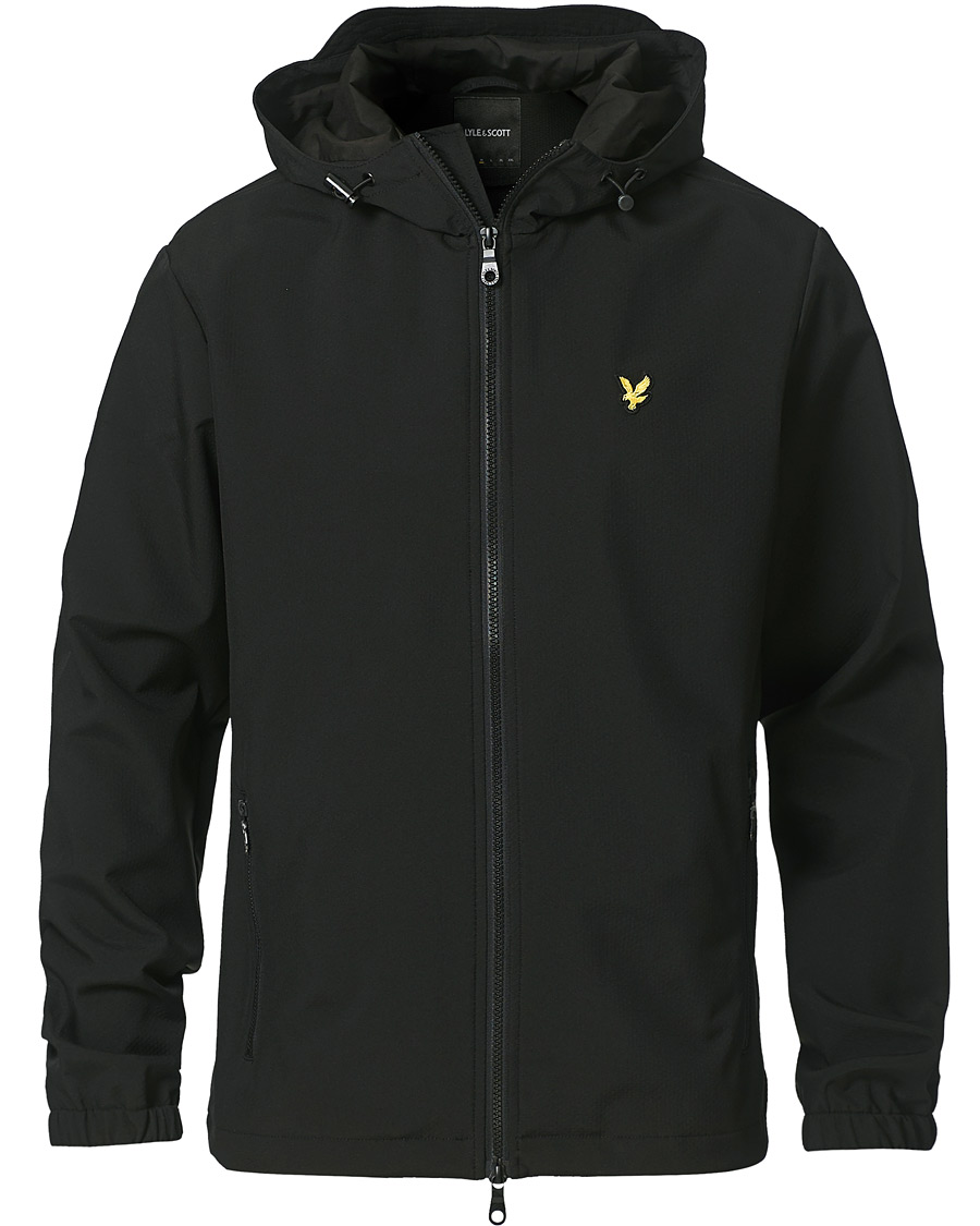 Herr | Jackor | Lyle & Scott | Texture Shell Jacket Black