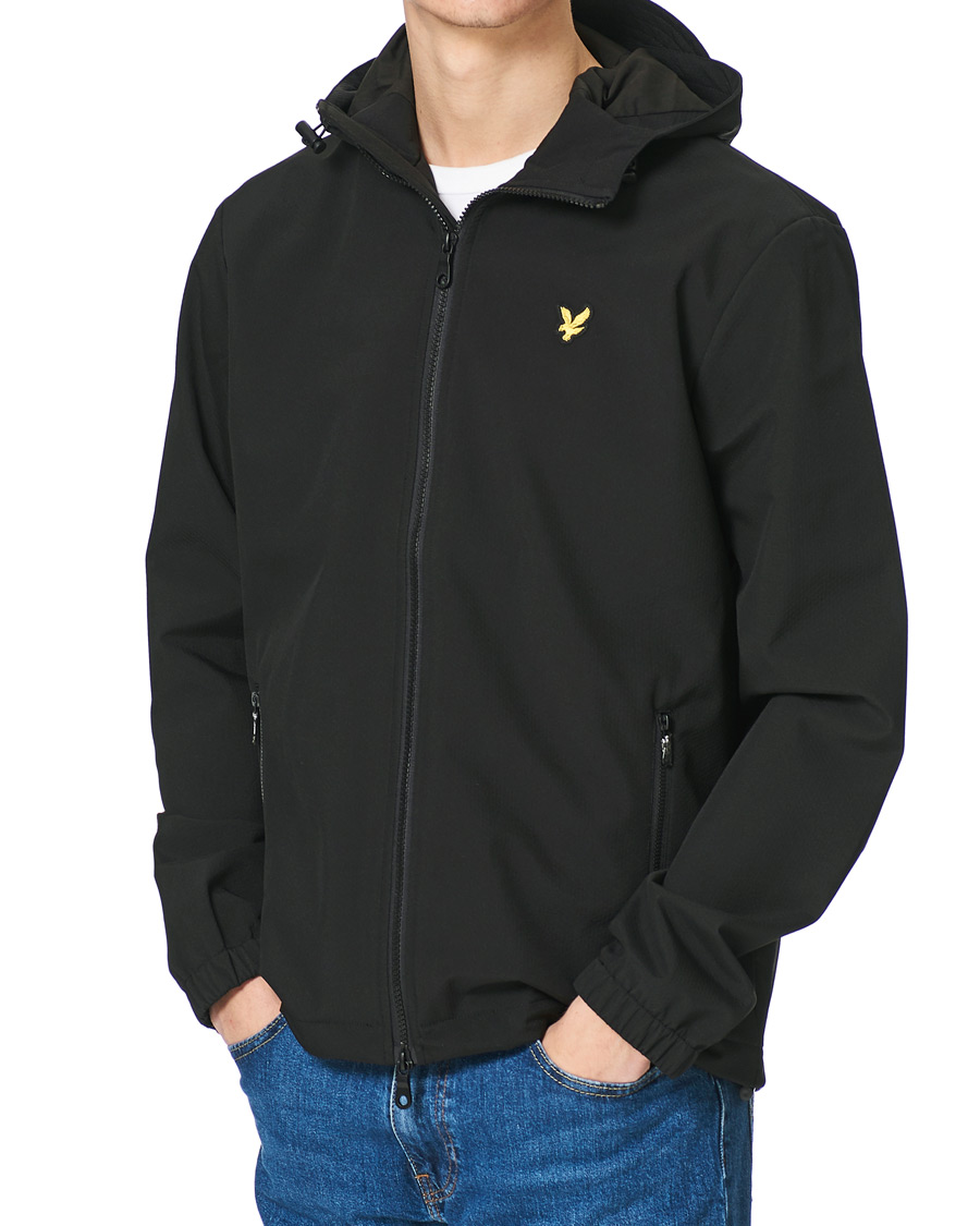 Herr | Jackor | Lyle & Scott | Texture Shell Jacket Black