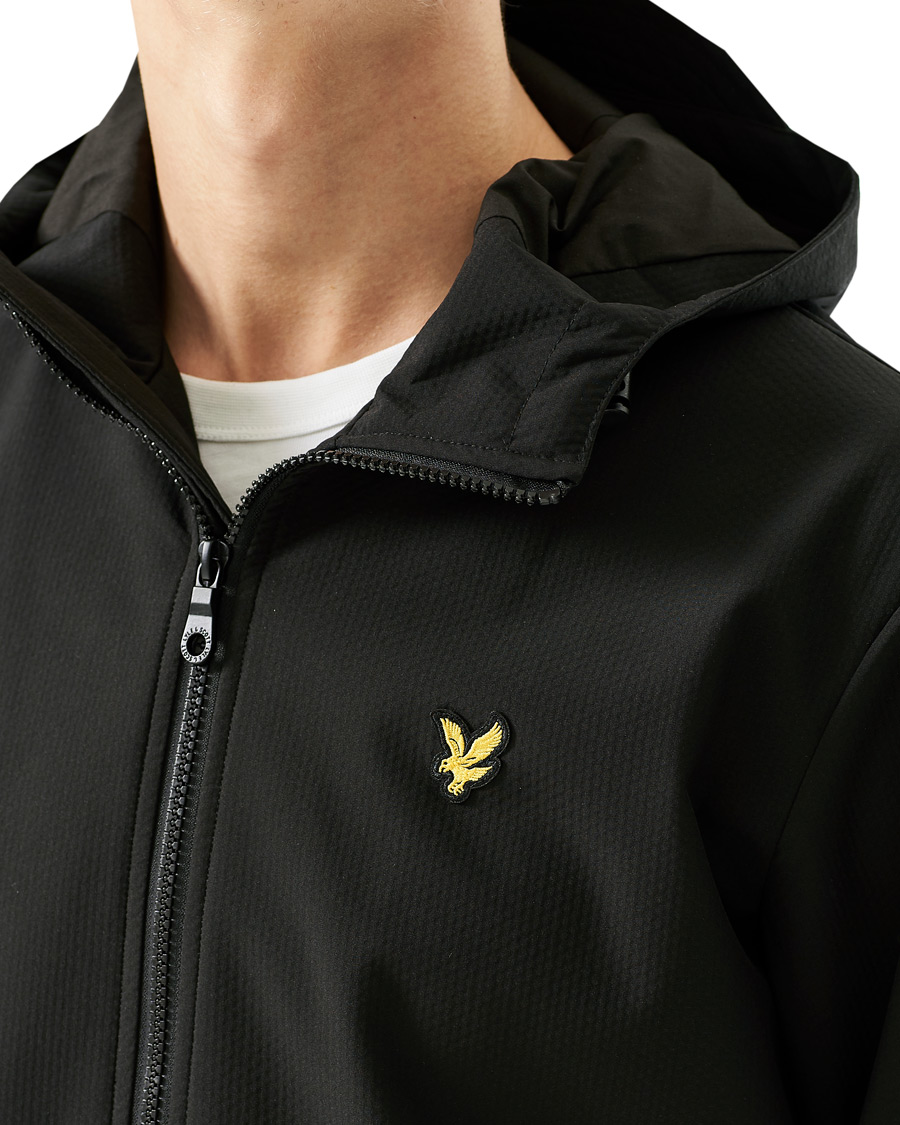 Herr | Jackor | Lyle & Scott | Texture Shell Jacket Black