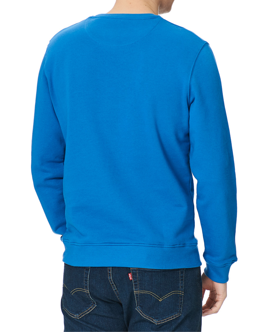 Herr | Tröjor | Lyle & Scott | Crew Neck Organic Cotton Sweatshirt Spring Blue