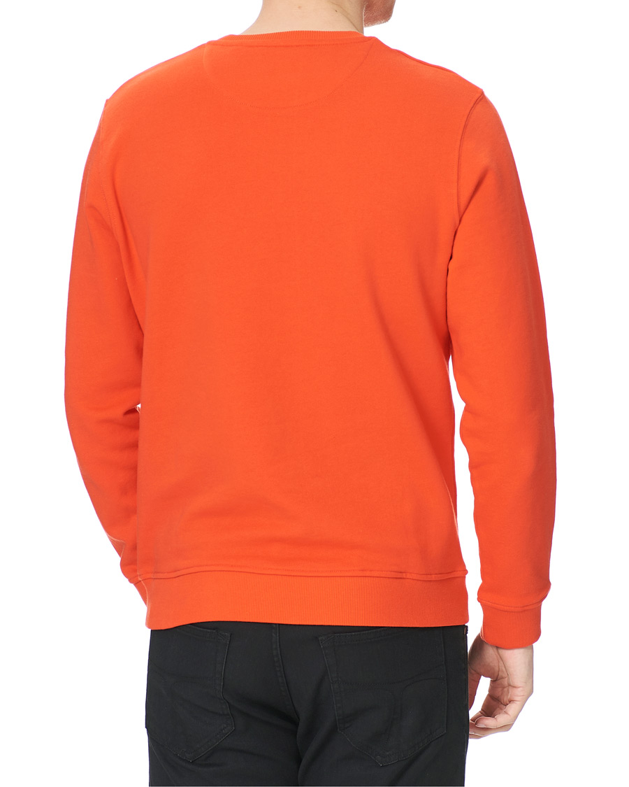 Herr | Tröjor | Lyle & Scott | Crew Neck Organic Cotton Sweatshirt Red Flyer