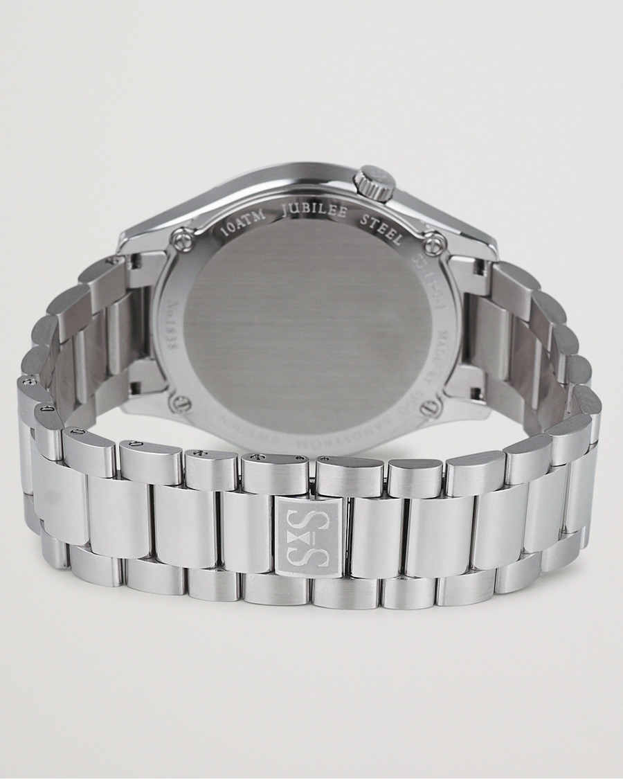 Herr | Sjöö Sandström Jubilee Steel Quartz 40mm Black/Steel | Sjöö Sandström | Jubilee Steel Quartz 40mm Black/Steel