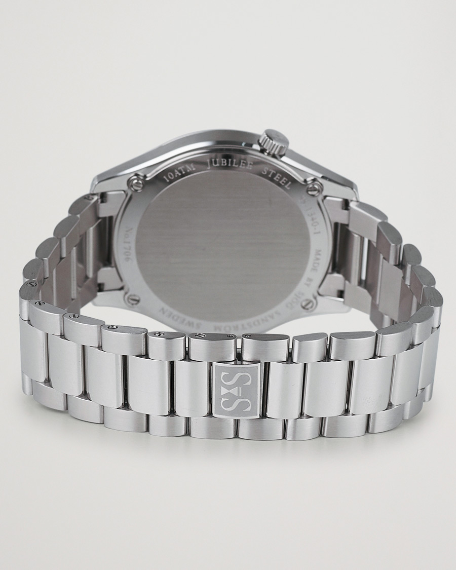 Herr | Sjöö Sandström Jubilee Steel Quartz 40mm Blue/Steel | Sjöö Sandström | Jubilee Steel Quartz 40mm Blue/Steel