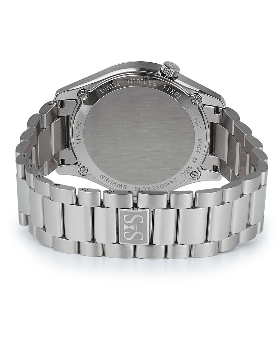Herr | Sjöö Sandström Jubilee Steel Quartz 40mm White/Steel | Sjöö Sandström | Jubilee Steel Quartz 40mm White/Steel