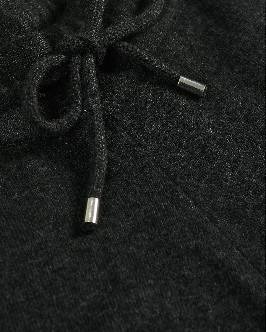 Herr | Byxor | Oscar Jacobson | Parson Wool/Cashmere Sweatpants Charcoal