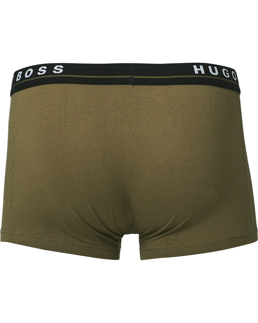 Herr | Underkläder | BOSS BLACK | BOSS 3-Pack Trunk Boxer Shorts Black/Orange/Green