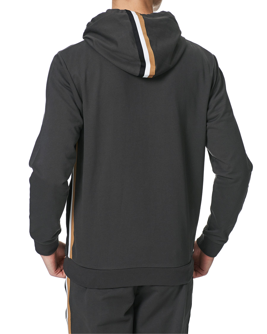 Herr | Tröjor | BOSS BLACK | BOSS Heritage Tracksuit Full-Zip Hoodie Dark Grey