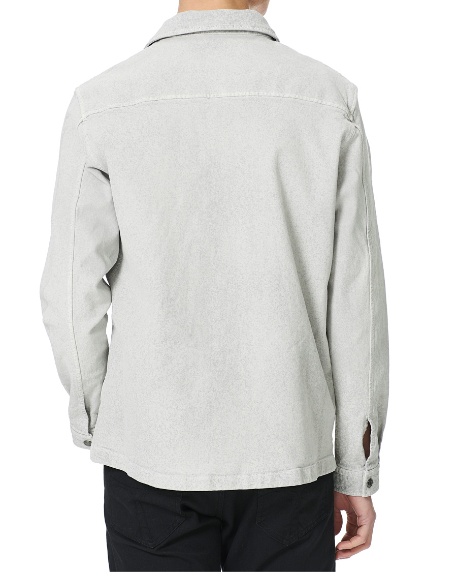 Herr | Skjortor | HUGO | Enalu Overshirt Medium Grey