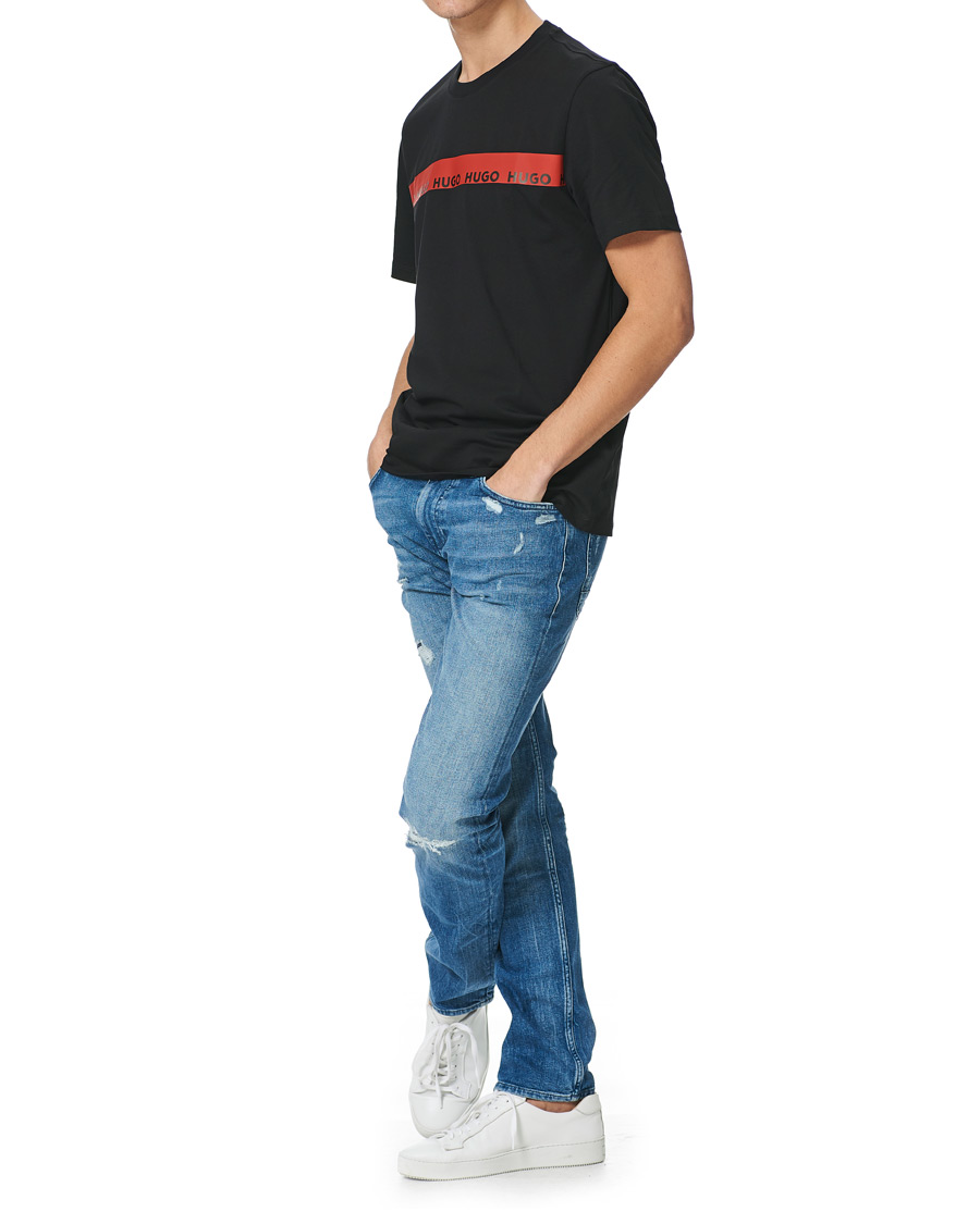 Herr | T-Shirts | HUGO | Diziano Logo Crew Neck Tee Black
