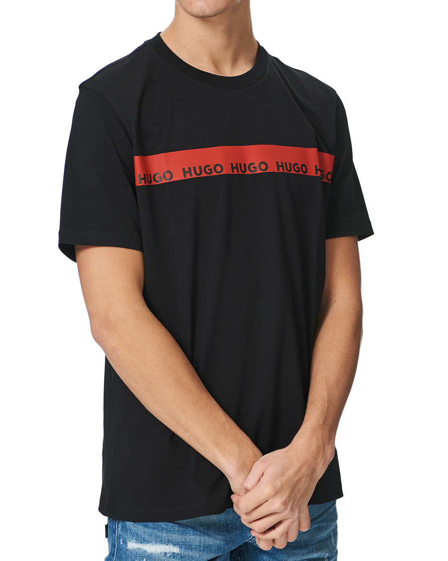 Herr | T-Shirts | HUGO | Diziano Logo Crew Neck Tee Black