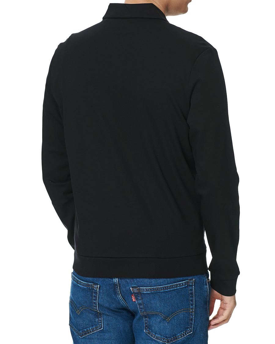 Herr | Tröjor | BOSS BLACK | BOSS Skiles Knitted Full-Zip Sweater Black