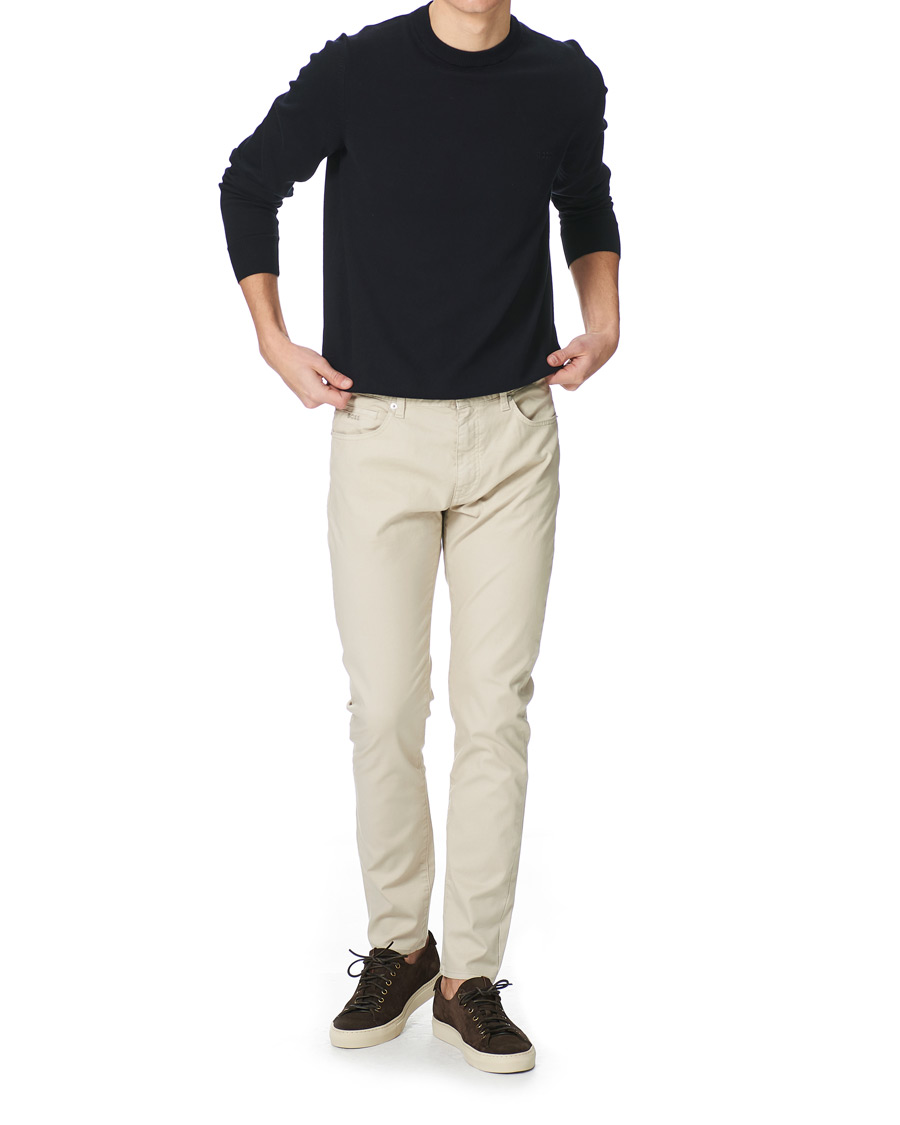 Herr | Tröjor | BOSS BLACK | BOSS Pacas Knitted Pullover Dark Blue