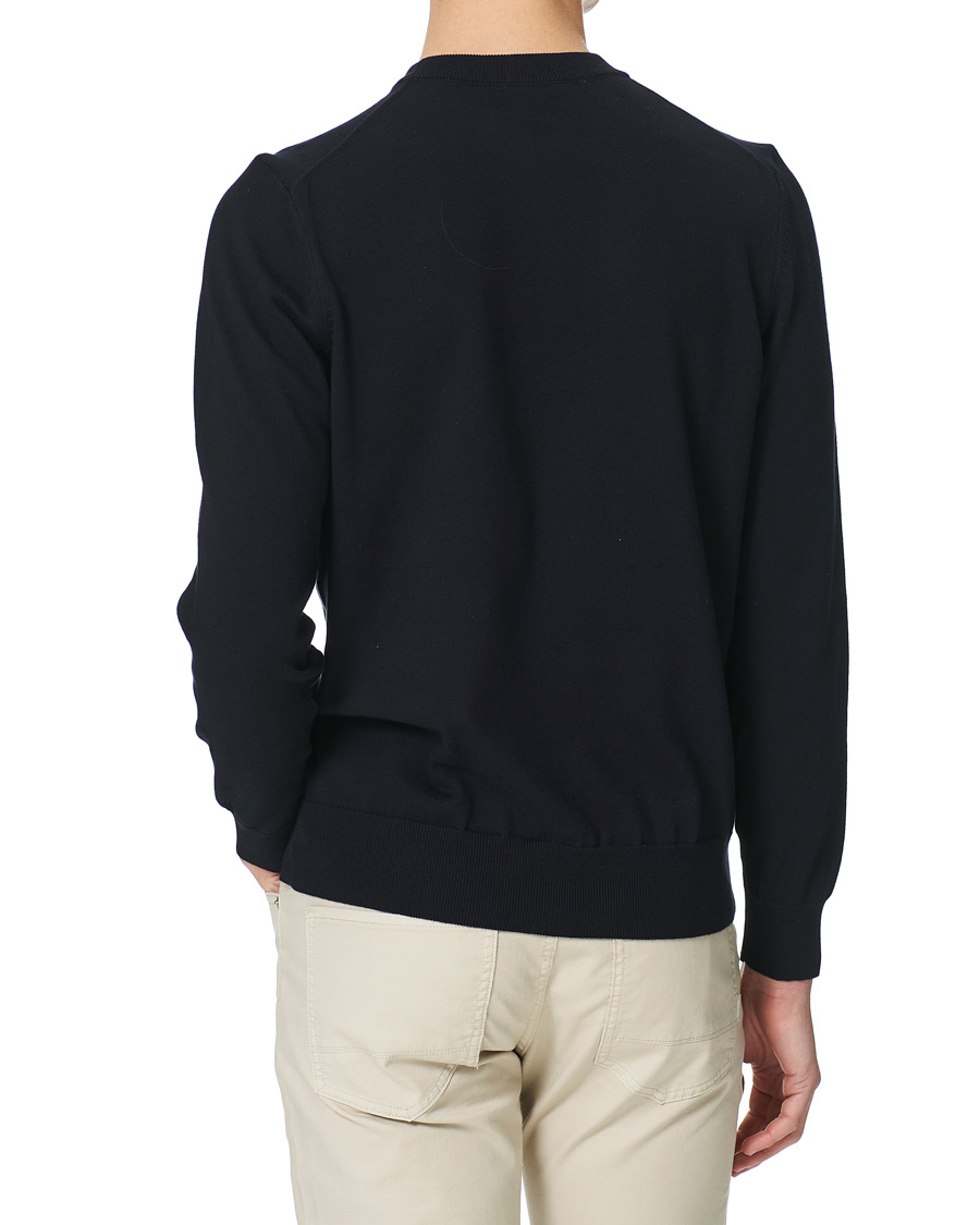 Herr | Tröjor | BOSS BLACK | BOSS Pacas Knitted Pullover Dark Blue